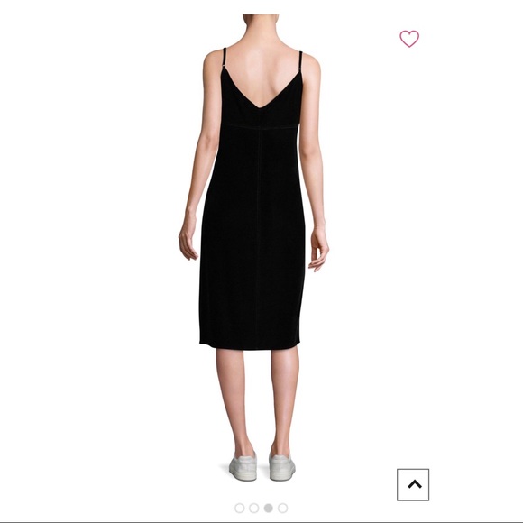 NWT Velvet Zipper Sheath Dress 7 For All Mankind - Picture 5 of 6